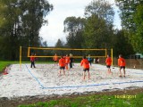 Bau und Einweihung Volleyballplatz Bau und Einweihung Volleyballplatz