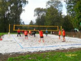 Bau und Einweihung Volleyballplatz Bau und Einweihung Volleyballplatz